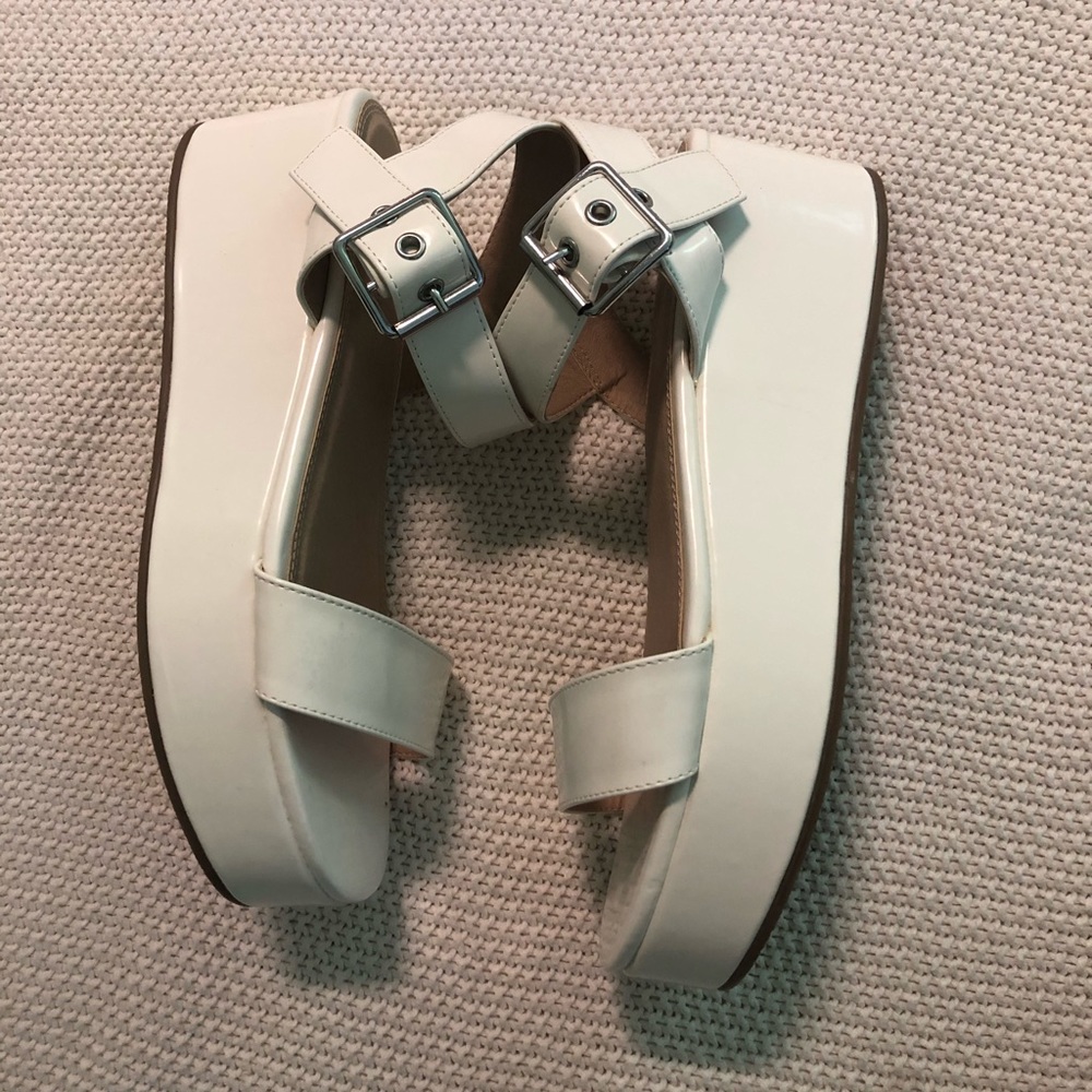 White Platform Sandals
